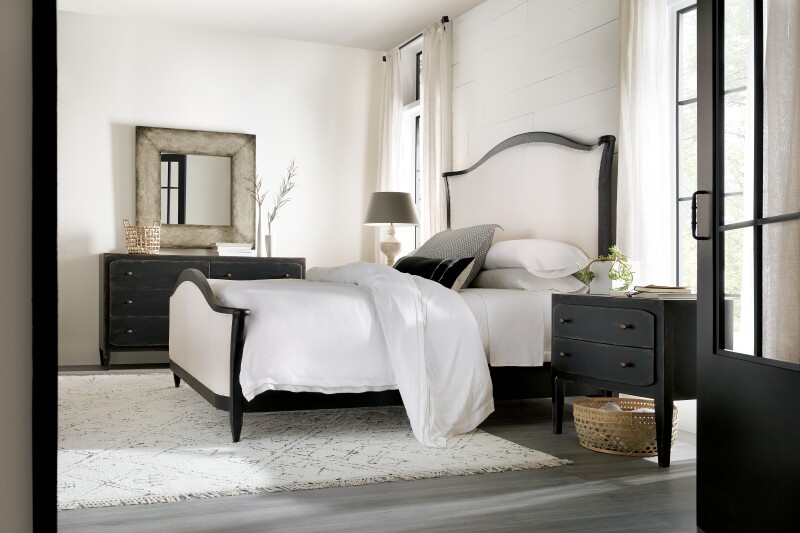 Ciao Bella Two-Drawer Nightstand- Black Nightstands black 19 Ciao Bella Two-Drawer Nightstand- Black Nightstands black 19