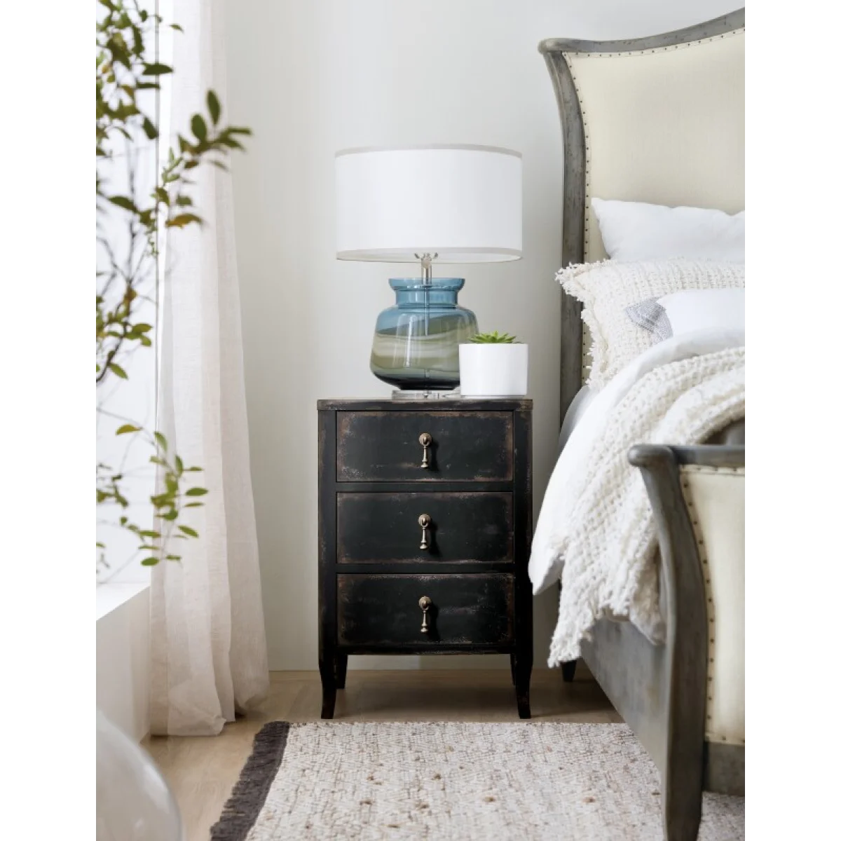 Ciao Bella Telephone Table Nightstands black 8