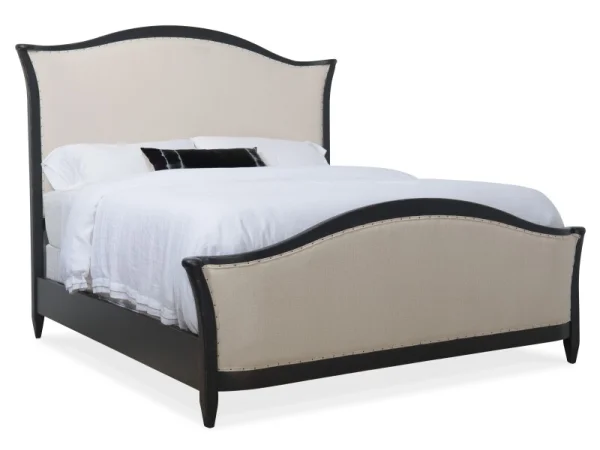 Ciao Bella Queen Upholstered Bed- Black Beds Beds