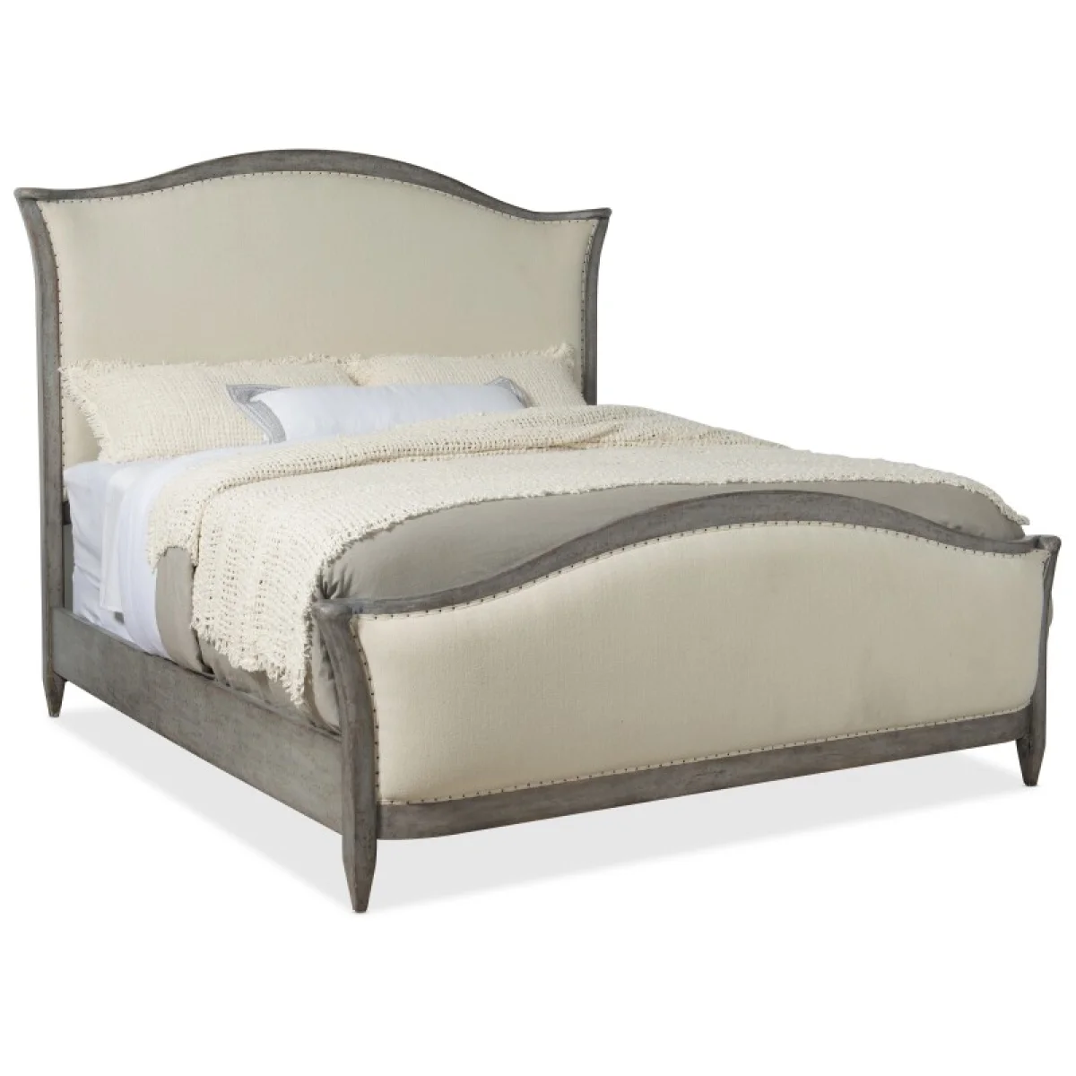 Bedroom Ciao Bella 5/0 Upholstered Headboard- Speckled Gray Bed Parts Bed Parts 6
