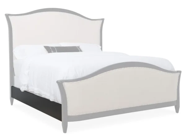 Ciao Bella King Upholstered Bed- Speckled Gray Beds Beds 16