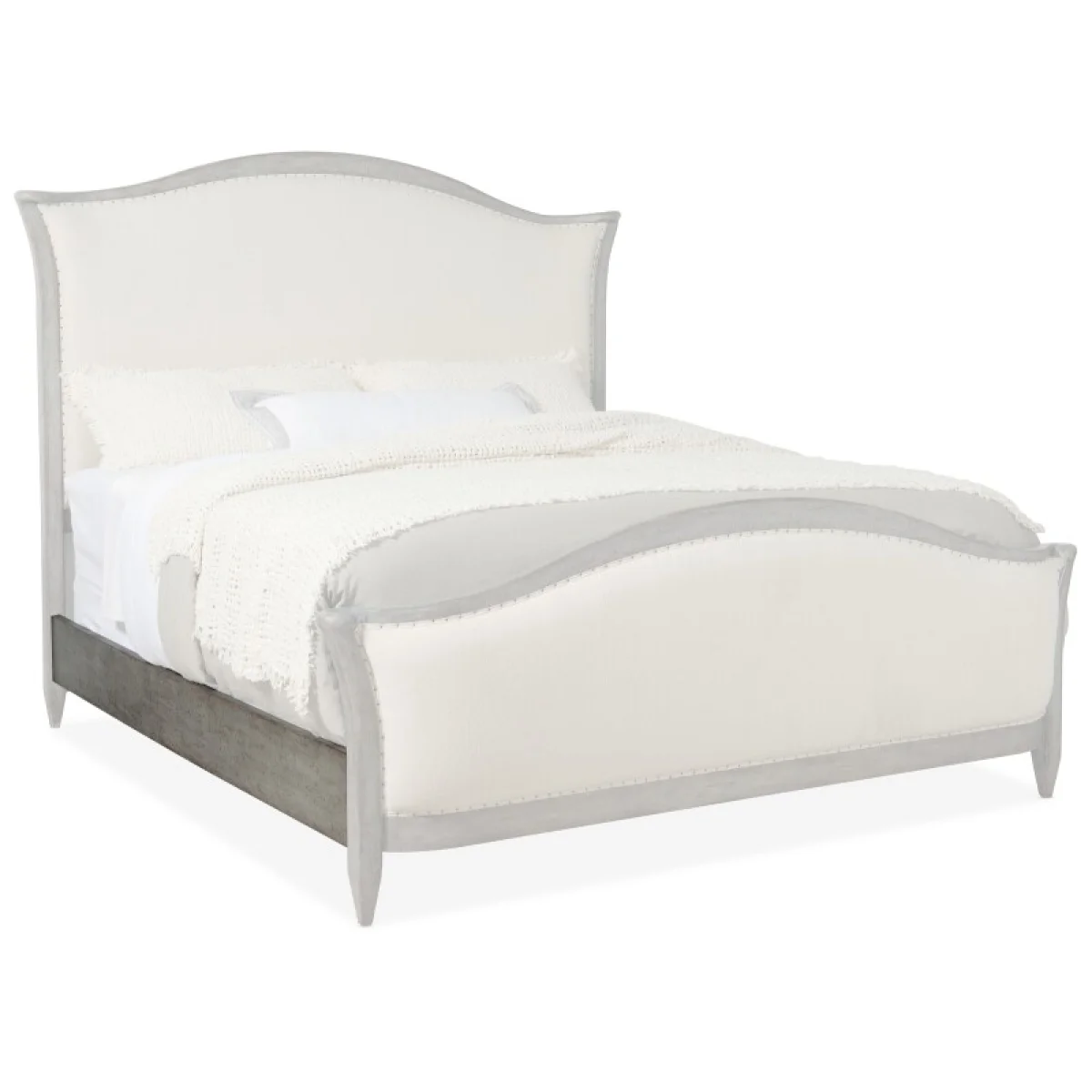 Ciao Bella King Upholstered Bed- Speckled Gray Beds Beds 7