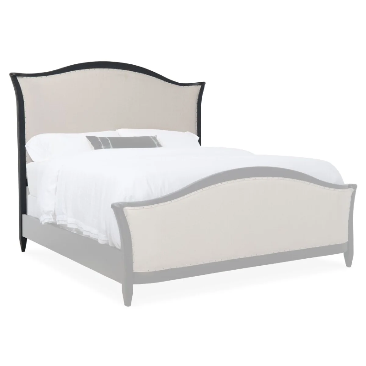 Bedroom Ciao Bella 6/0-6/6 Upholstered Headboard- Black Bed Parts Bed Parts 4