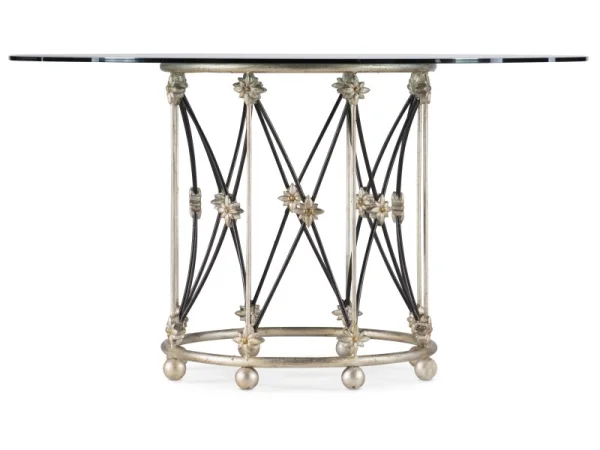 Sanctuary 2 Casual Dining Sanctuary Pirouette Dining Table Base Dining Tables black