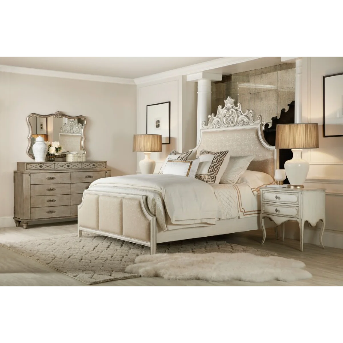 Sanctuary 2 Sanctuary Coco En Blanc Nightstand Nightstands Cream 8