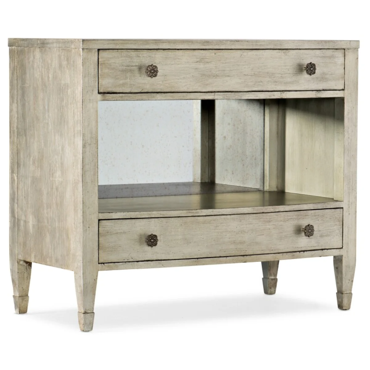 Sanctuary 2 Sanctuary Gemme Two Drawer Nightstand Nightstands Brown 4