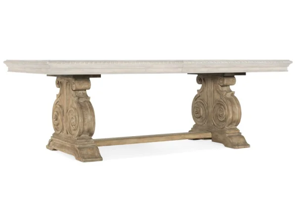 Casual Dining Castella Rectangle Dining Table Base (C) Dining Table Bases Brown