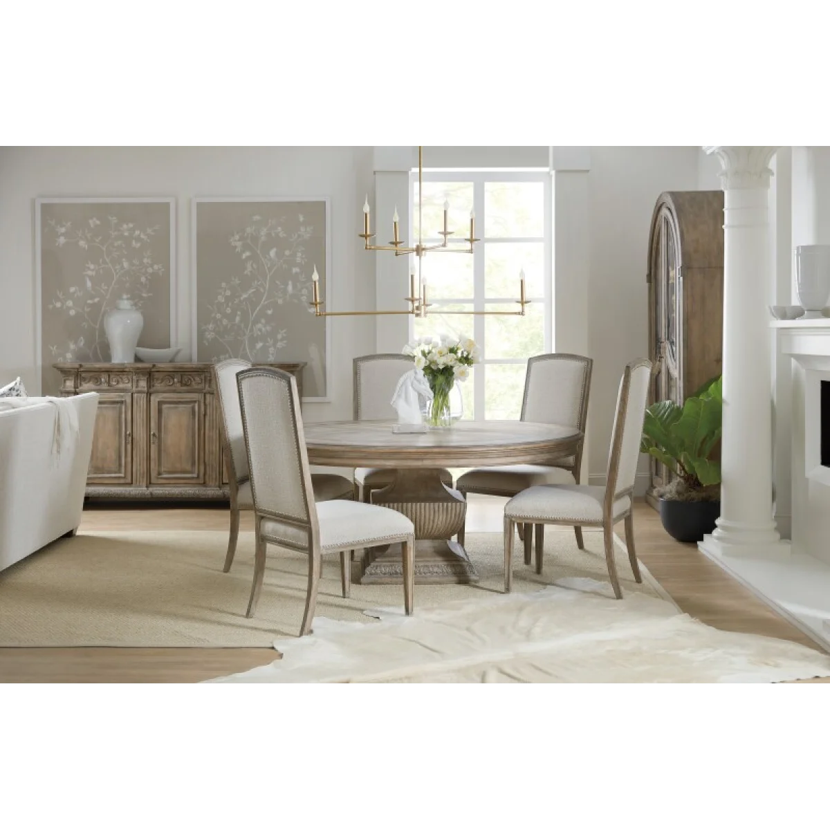 Castella Upholstered Side Chair Chairs & Benches Beige 7