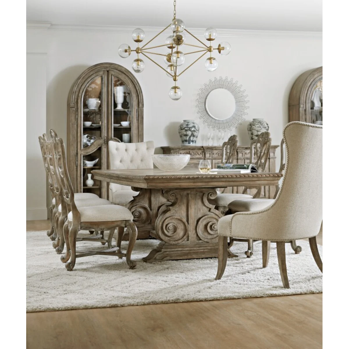 Castella Wood Back Side Chair Chairs & Benches Beige 7