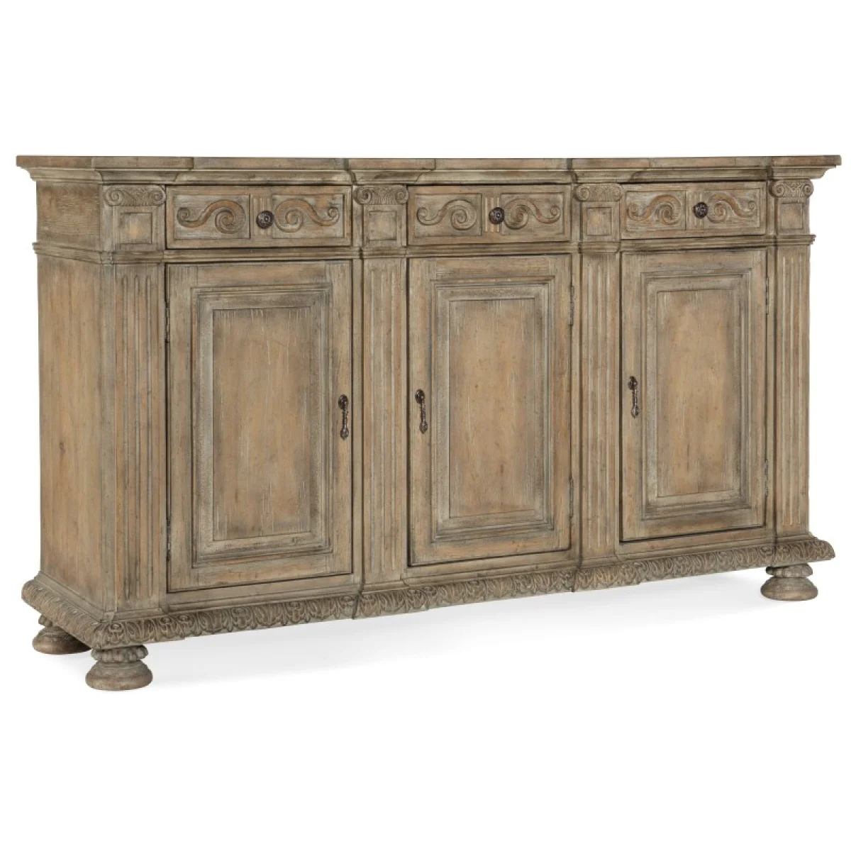 Castella 72in Credenza Dining Storage Brown 4
