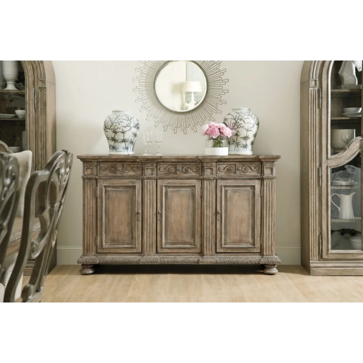 Castella 72in Credenza Dining Storage Brown 10