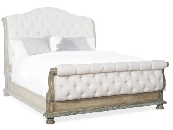 Bedroom Castella 6/6 Tufted Footboard (C) Bed Parts Bed Parts