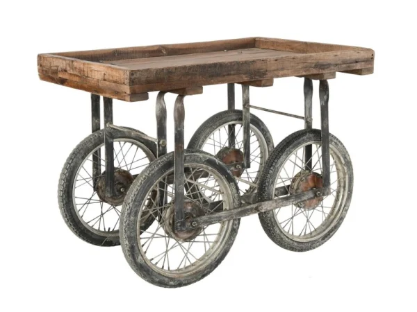 Wd Cart On Wheel Console Tables Brown