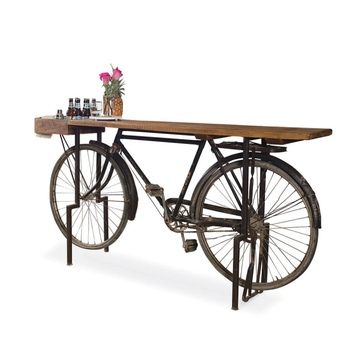 Cycle Reclaimed Wood Counter Table Bar Furniture Bar Furniture 4