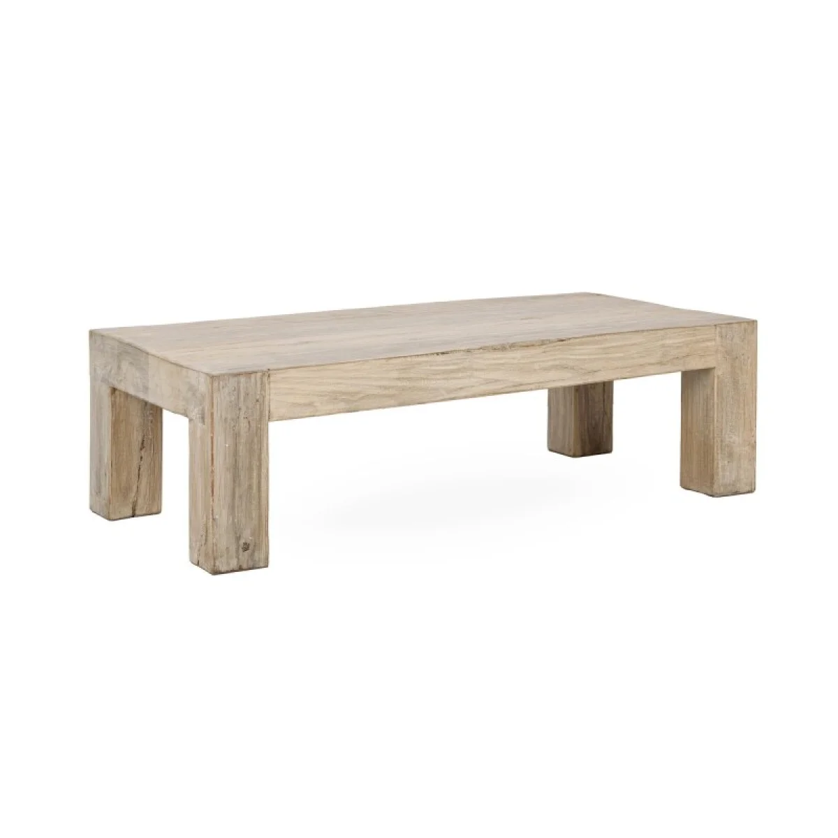 Giza Reclaimed Wood 60″ Coffee Table Cocktail & Coffee Tables Butterwood Blend 4