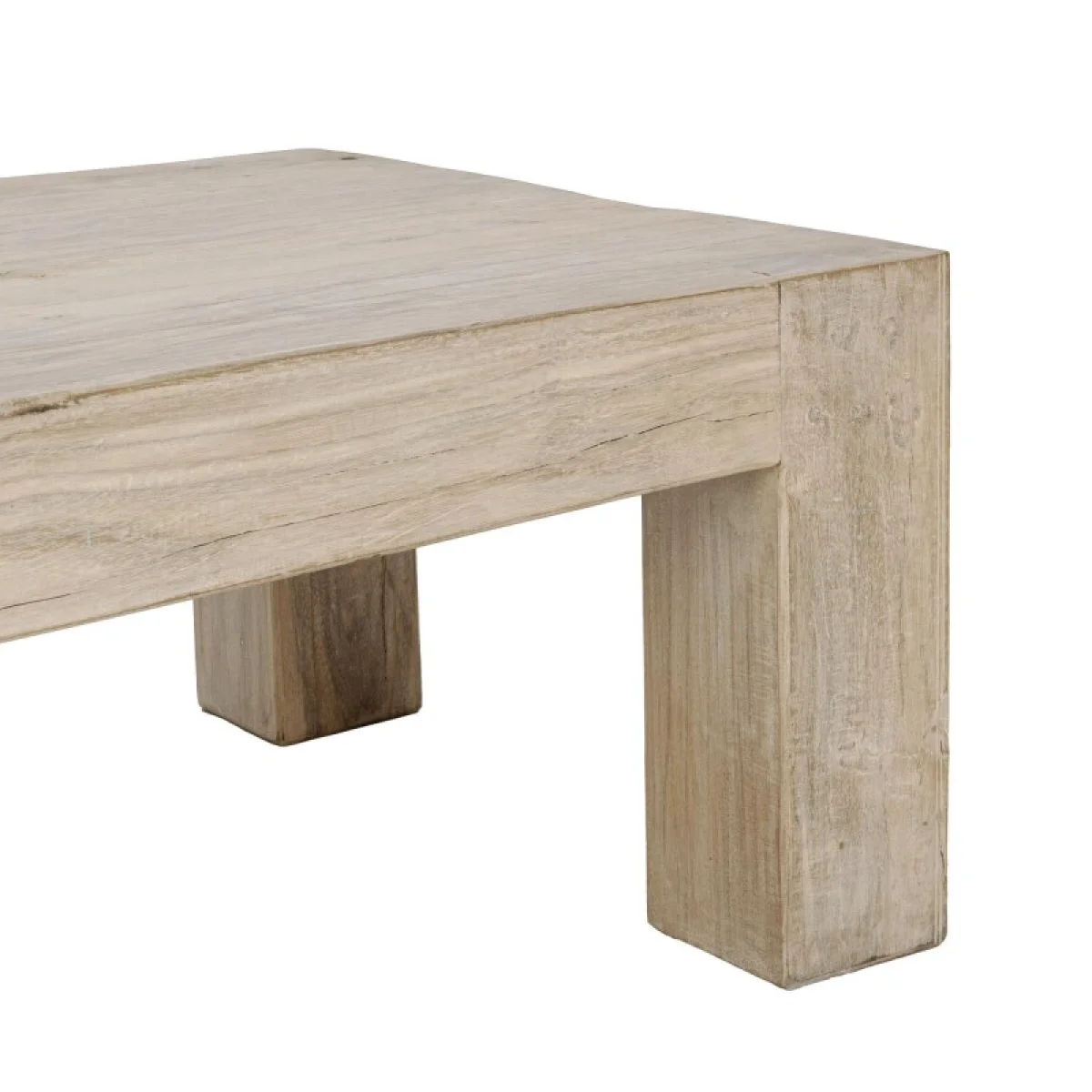 Giza Reclaimed Wood 60″ Coffee Table Cocktail & Coffee Tables Butterwood Blend 8
