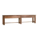 Ezra Reclaimed Wood 6dwr Console Table Console Tables Brown 22