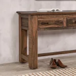Ezra Reclaimed Wood 3dwr Console Table Console Tables Brown 18
