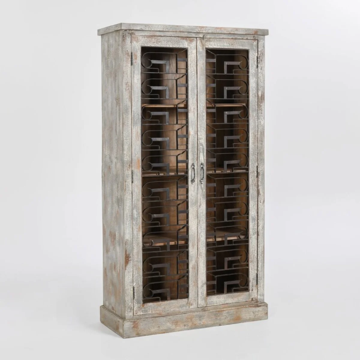 Wd Iron Bar Almirah Accent Furniture Accent Furniture 4