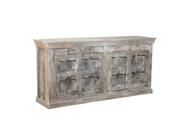 Alta 4dr Heavy Door Sideboard Dining Storage Antique White