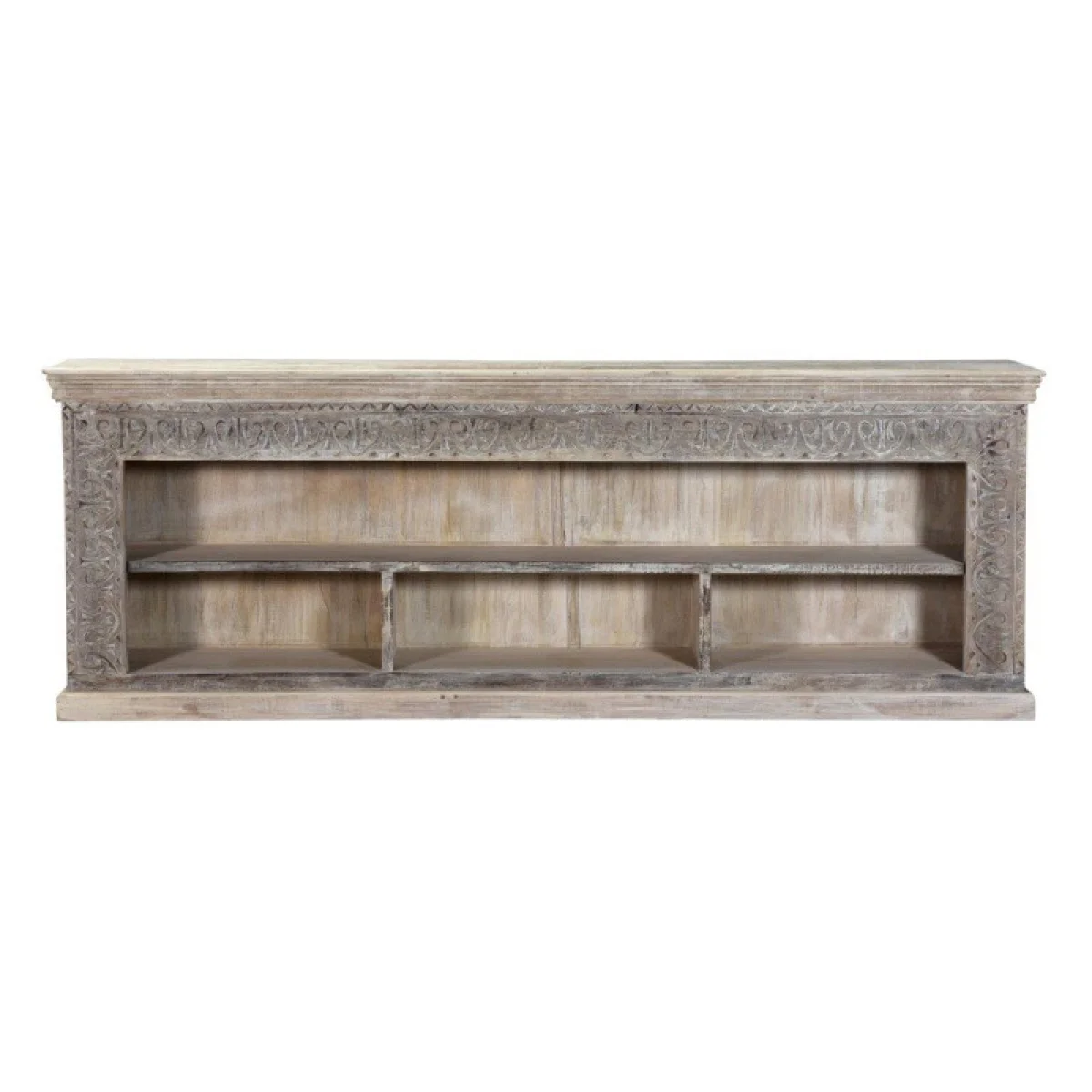 Alta Open Sideboard Large Bookcases Antique White 6