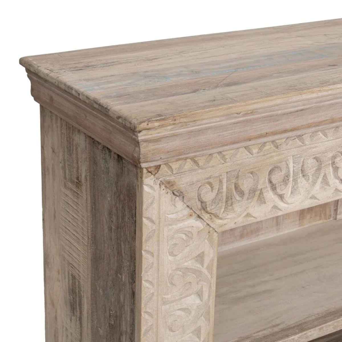 Alta Open Sideboard Large Bookcases Antique White 9