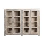 Alta 4dr Glass Panel Storage Cabinet Accent Furniture Accent Furniture 9