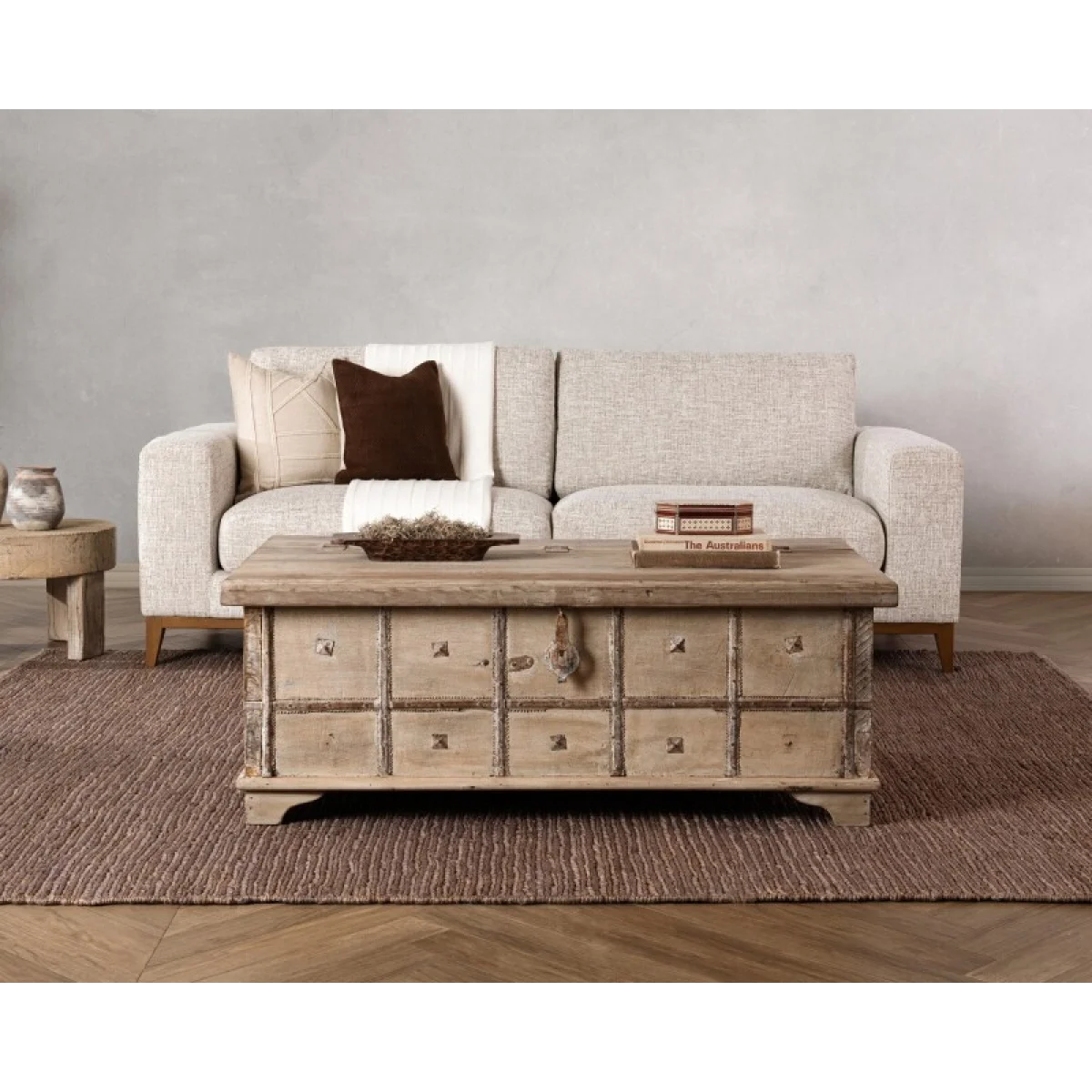 Alta Trunk Coffee Table Cocktail & Coffee Tables Antique White 12