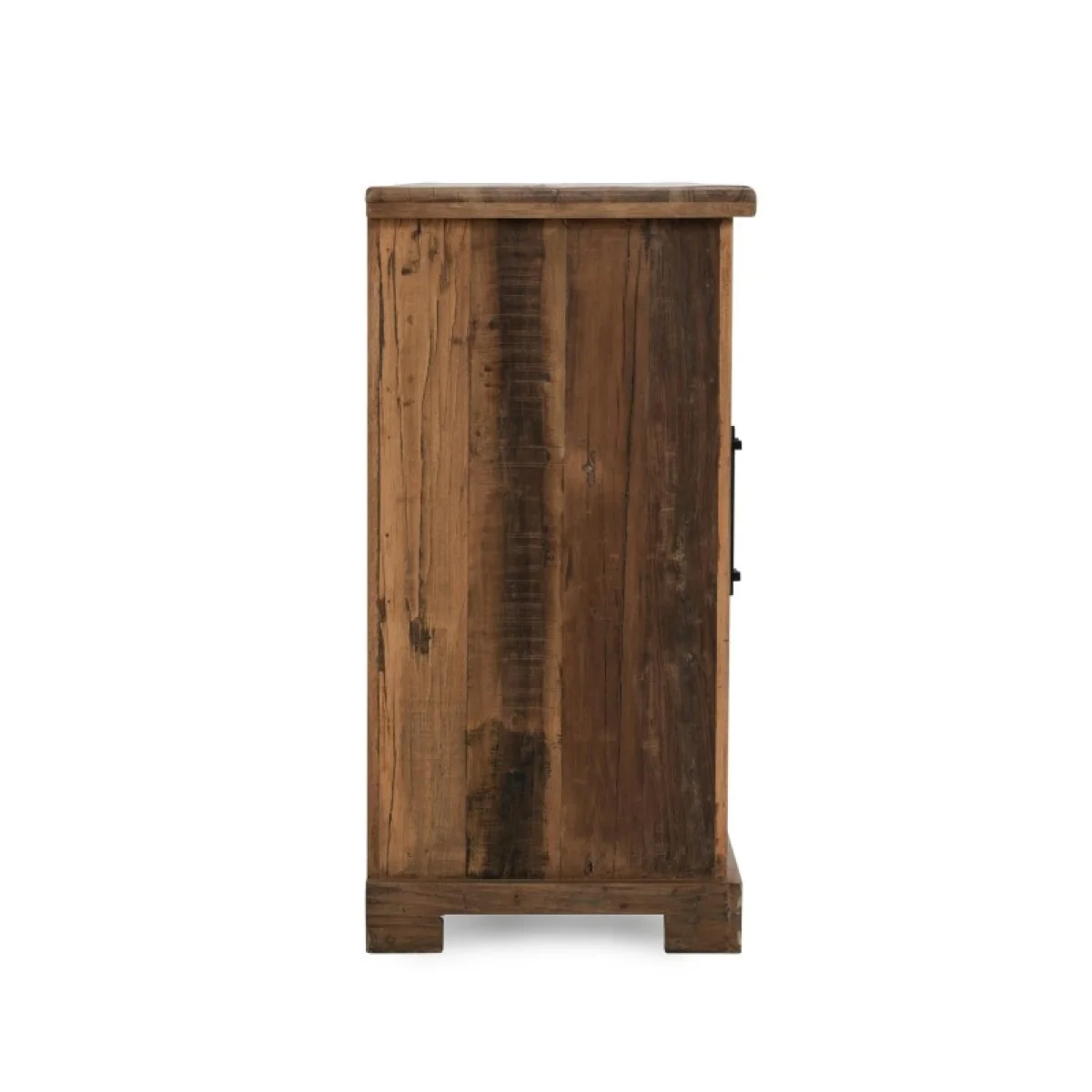 Zion Reclaimed Wood 4dr Cabinet Dining Storage Brown 7