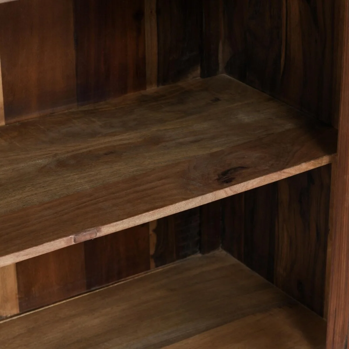 Zion Reclaimed Wood 4dr Cabinet Dining Storage Brown 12