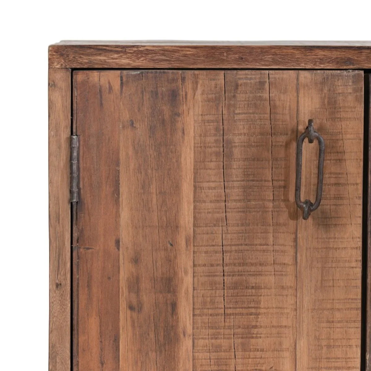 Cleo Reclaimed Wood 6dr Cabinet Dining Storage Brown 10
