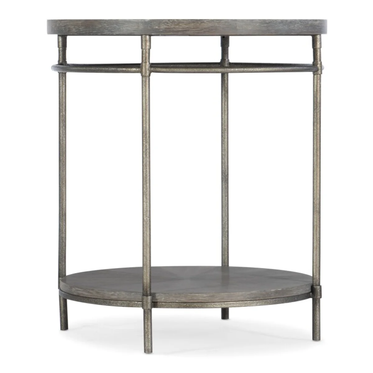 Commerce and Market Round End Table End tables Brown 4