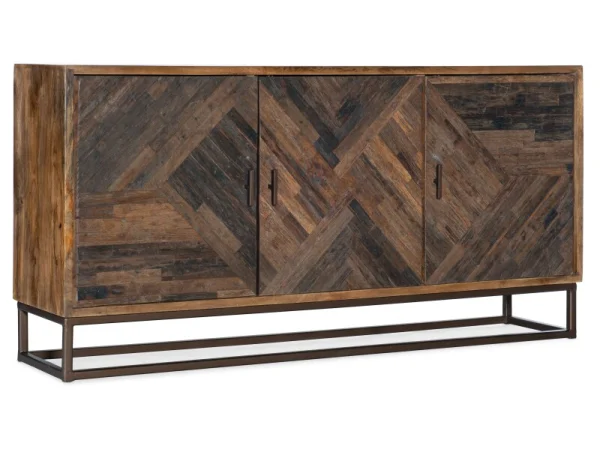5905-55 Entertainment Console Entertainment Stands Brown
