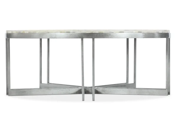 Melange Marin Round Cocktail Table Cocktail & Coffee Tables Cocktail & Coffee Tables