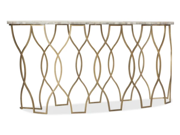 Melange Corrina Sofa Table Sofa Tables Gold