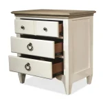3-drawer Nightstand Nightstands Natural/paperwhite 28
