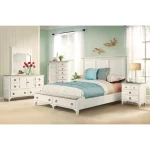 3-drawer Nightstand Nightstands Natural/paperwhite 34