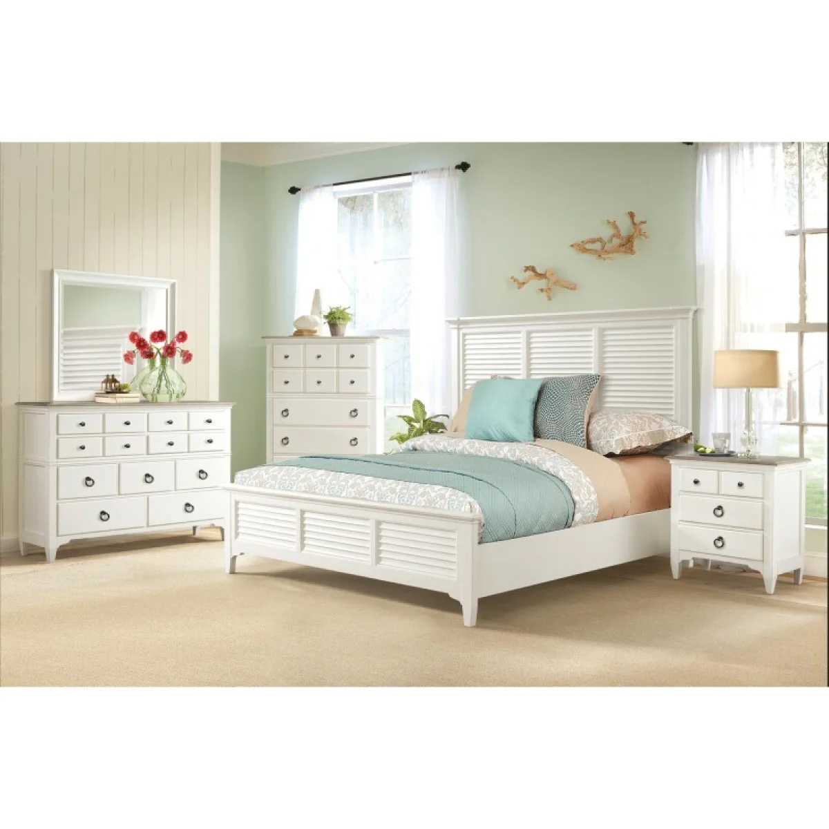 3-drawer Nightstand Nightstands Natural/paperwhite 19