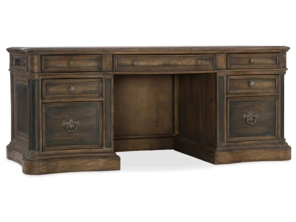 Hill Country St. Hedwig Executive Desk Desks Brown