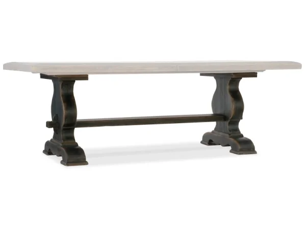 Hill Country Bandera 86in Table with 2-18in Leaves Dining Tables Brown 29