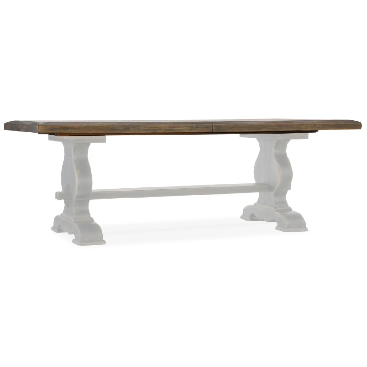Hill Country Bandera 86in Table with 2-18in Leaves Dining Tables Brown 15