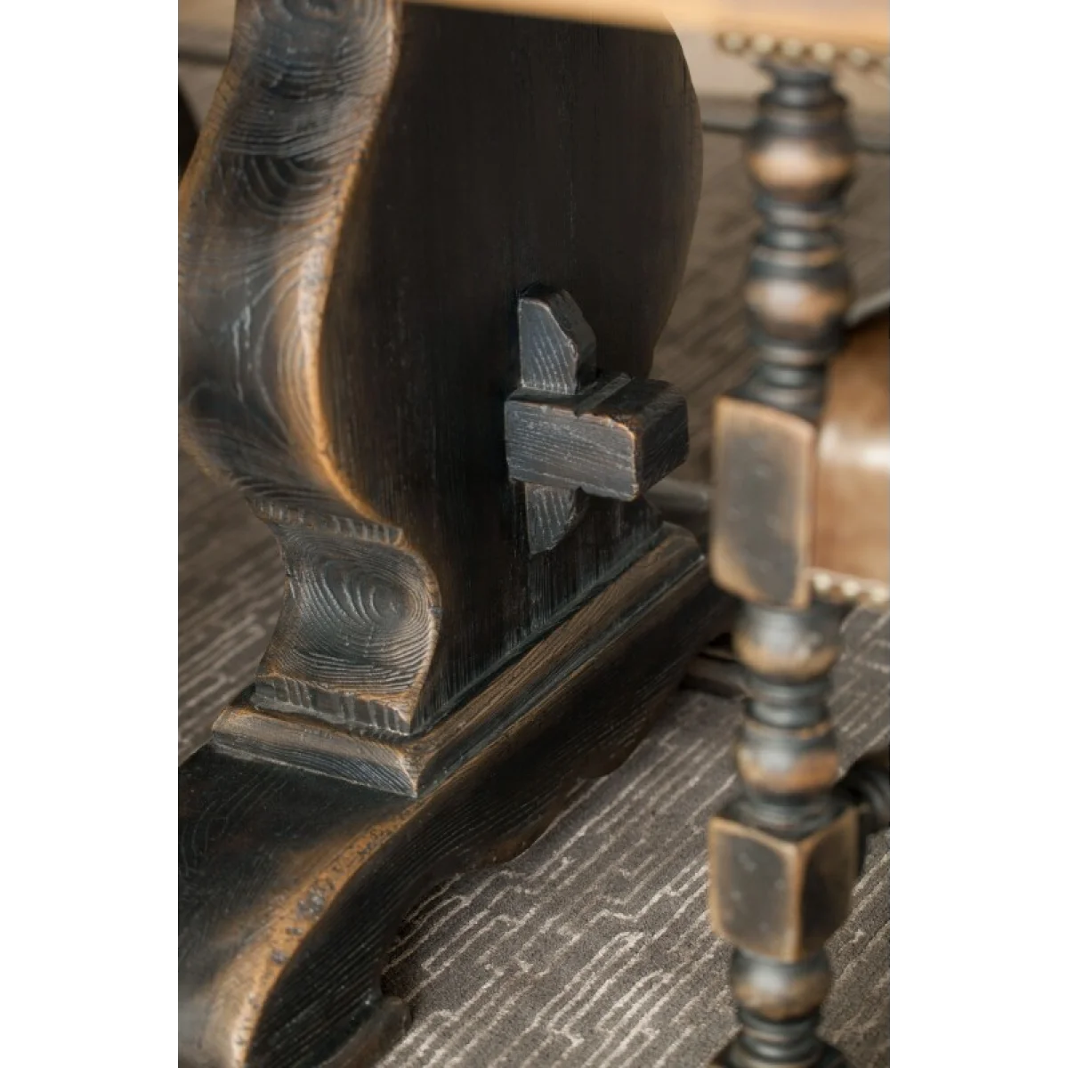 Hill Country Casual Dining Bandera 86in Table Top w/2-18in Leaves Dining Table Tops Brown 12