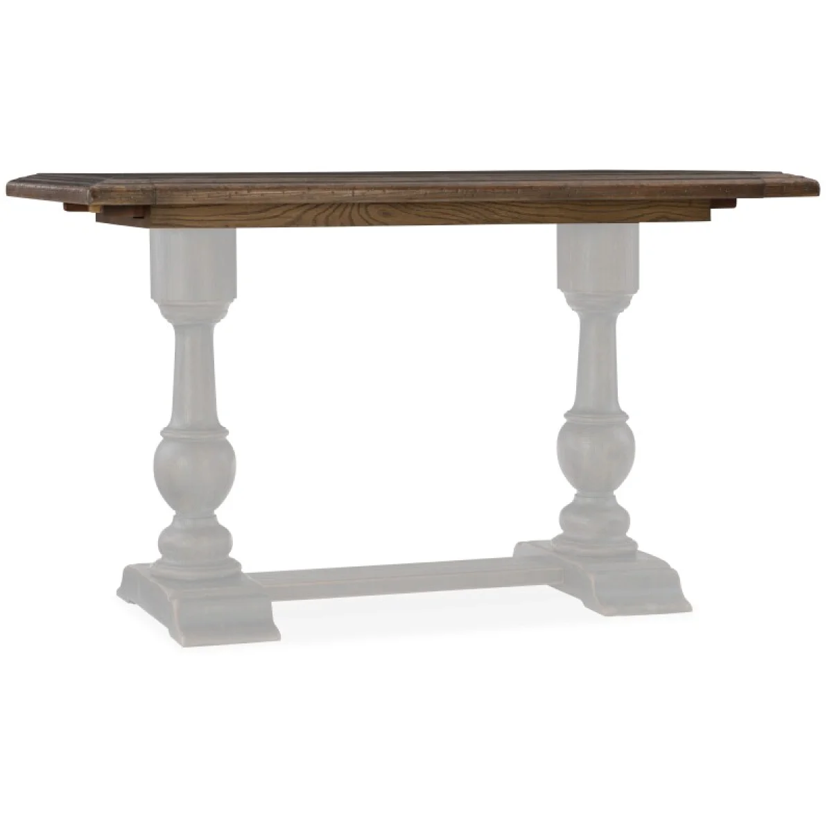 Hill Country Casual Dining Balcones 60in Table Top w/2-12in Leaves Dining Table Tops Brown 4