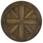 Hill Country Medina Round Cocktail Table Cocktail & Coffee Tables Brown 11