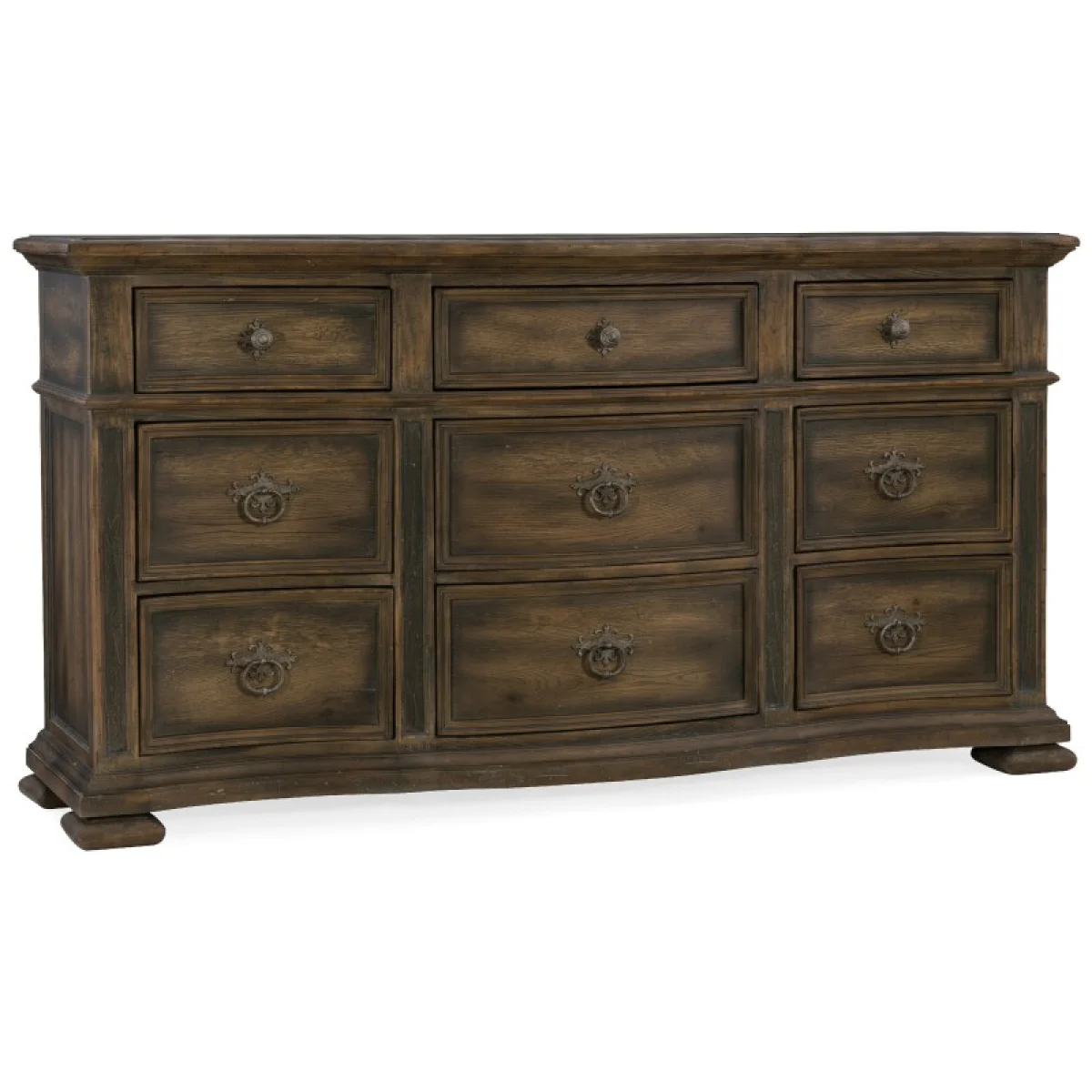 Hill Country Williamson Nine-Drawer Dresser Dressers Brown 4