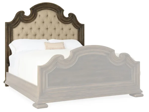 Hill Country Bedroom Fair Oaks 6/0-6/6 Upholstered Headboard Bed Parts Bed Parts