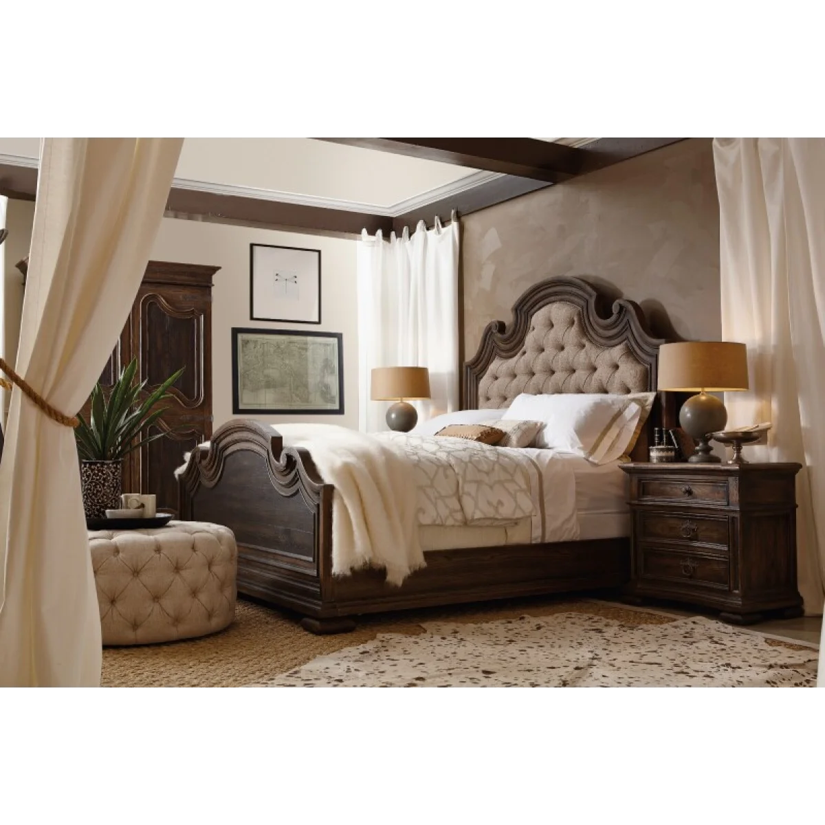 Hill Country Bedroom Fair Oaks 6/0-6/6 Footboard Bed Parts Bed Parts 6