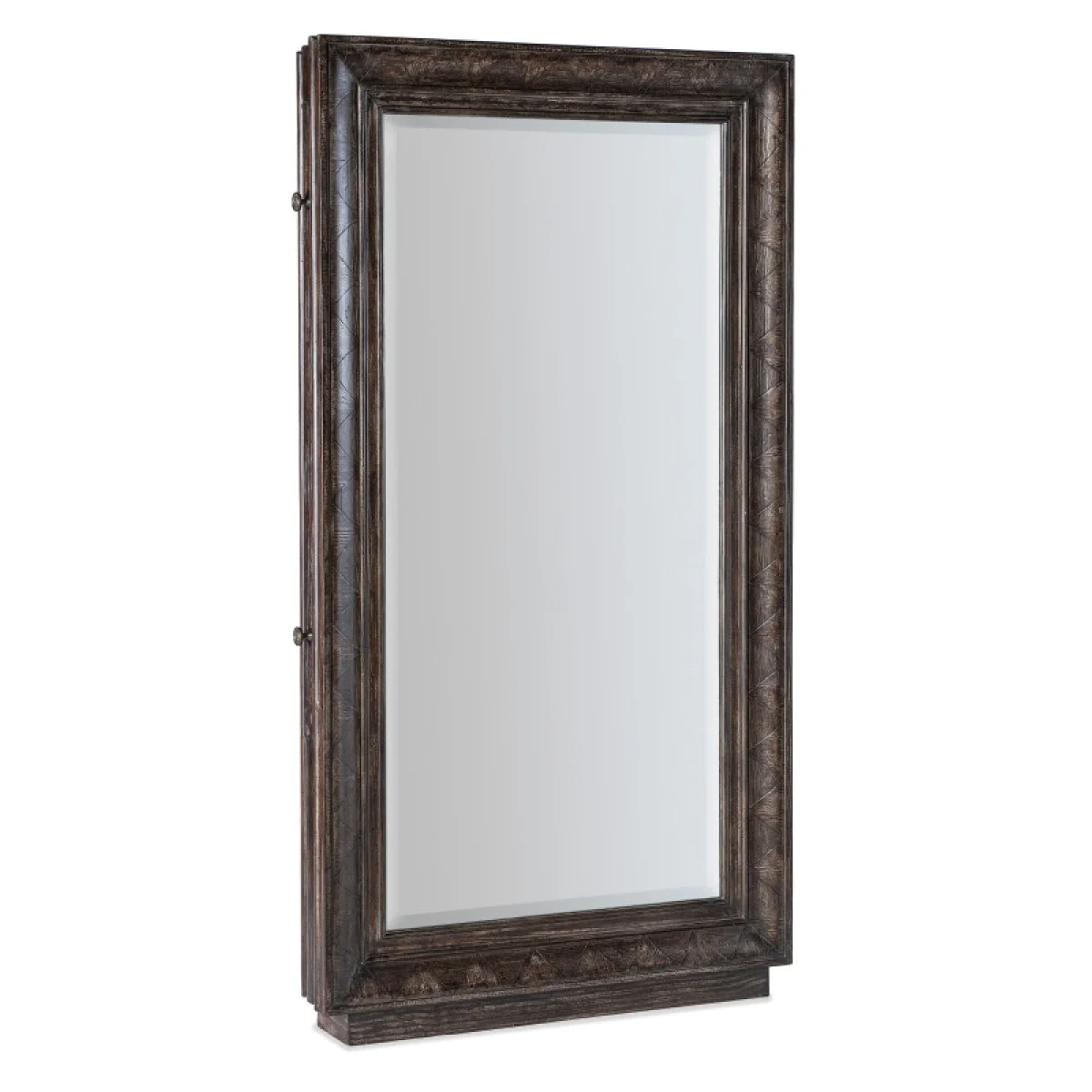 Traditions Floor Mirror withhidden jewelry storage Mirrors Brown 4