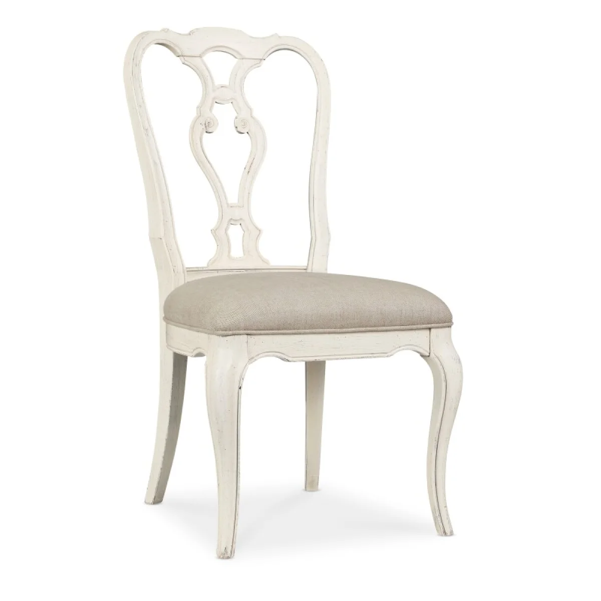 Traditions Wood Back Side Chair Chairs & Benches Beige 4