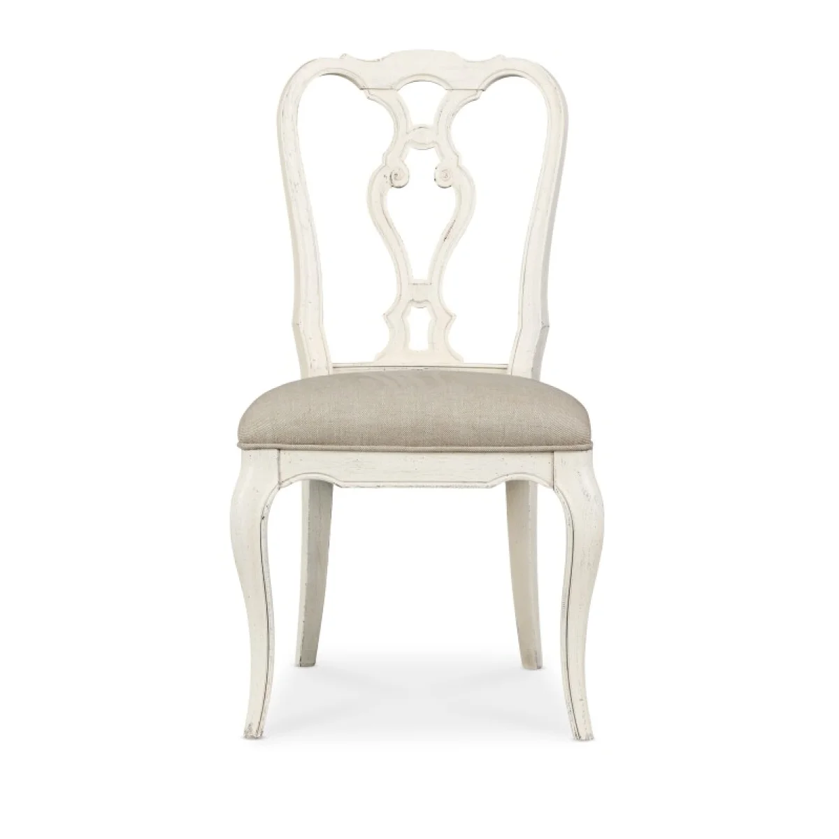 Traditions Wood Back Side Chair Chairs & Benches Beige 6